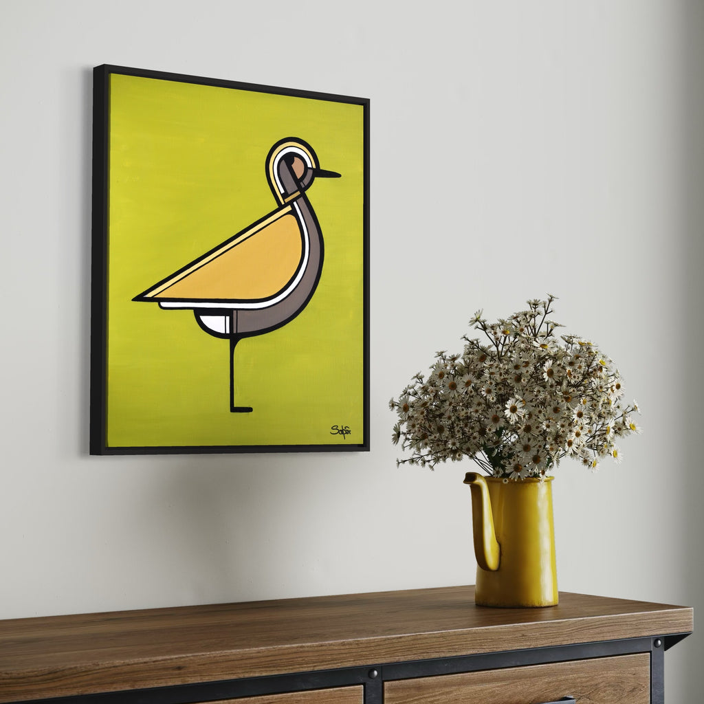 Lóa í grasi 50x60cm