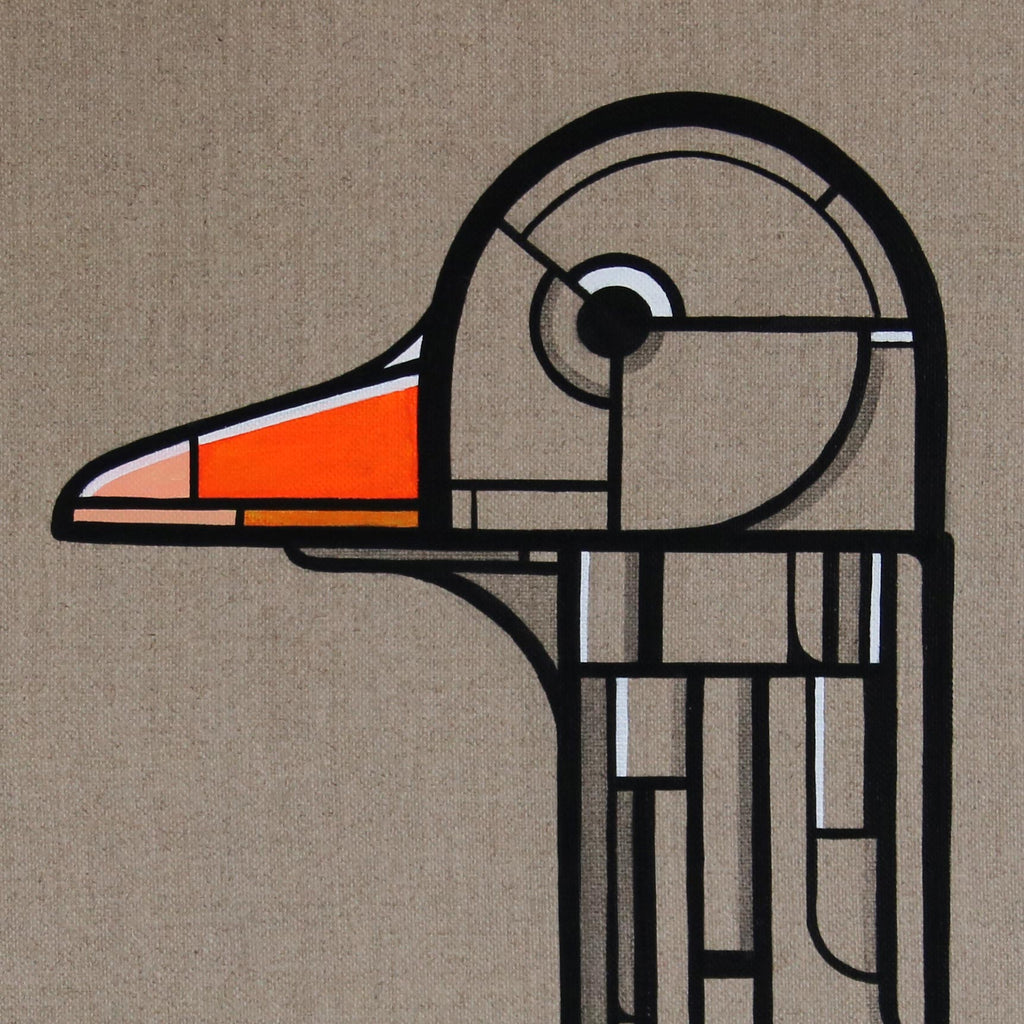 Gæsarhaus - málverk