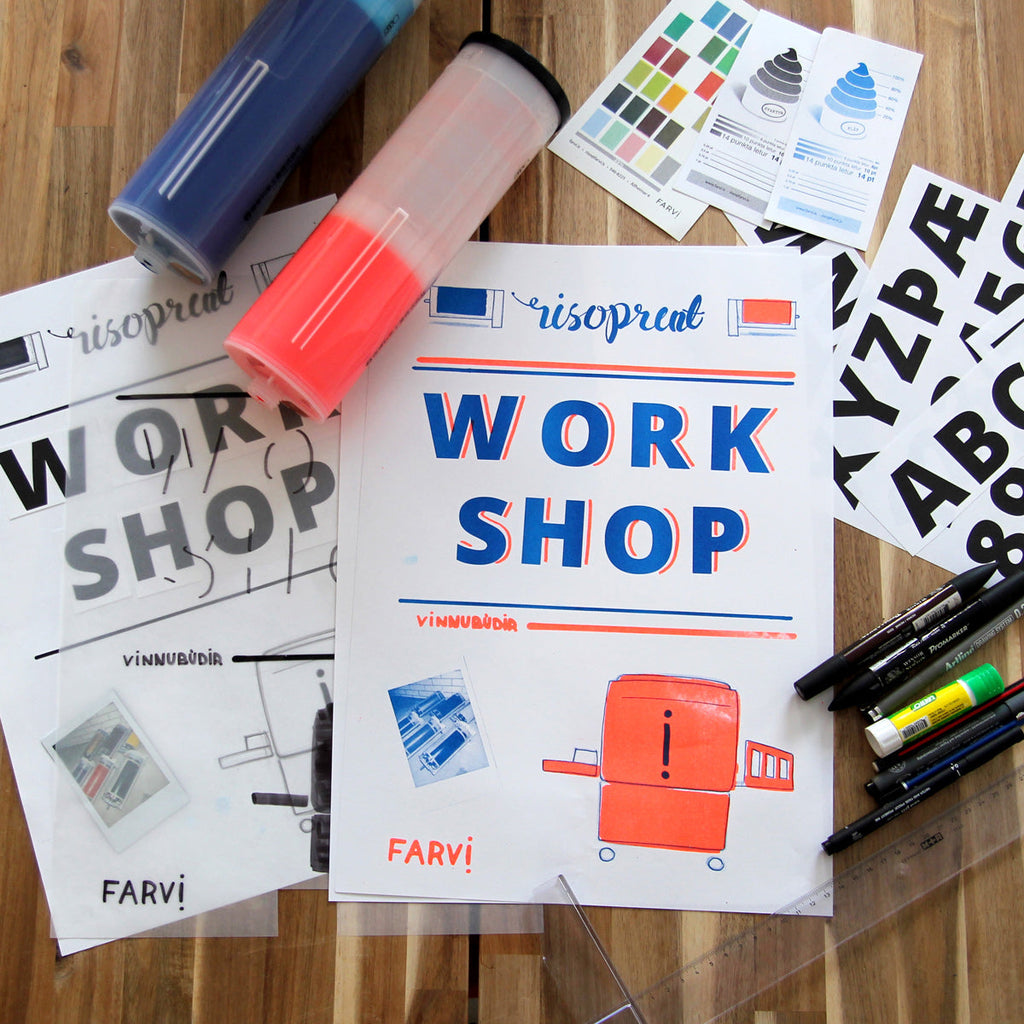 RISOPRENT námskeið - A3 veggspjald