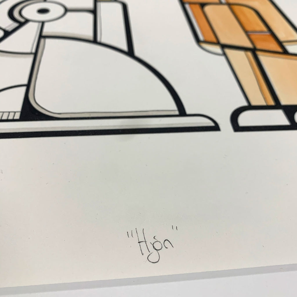 Hjón - Blönduð tækni