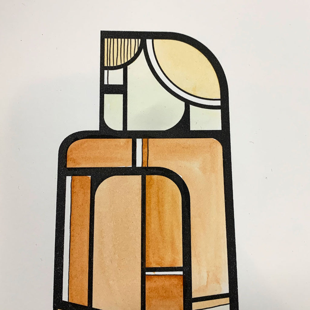 Hjón - Blönduð tækni