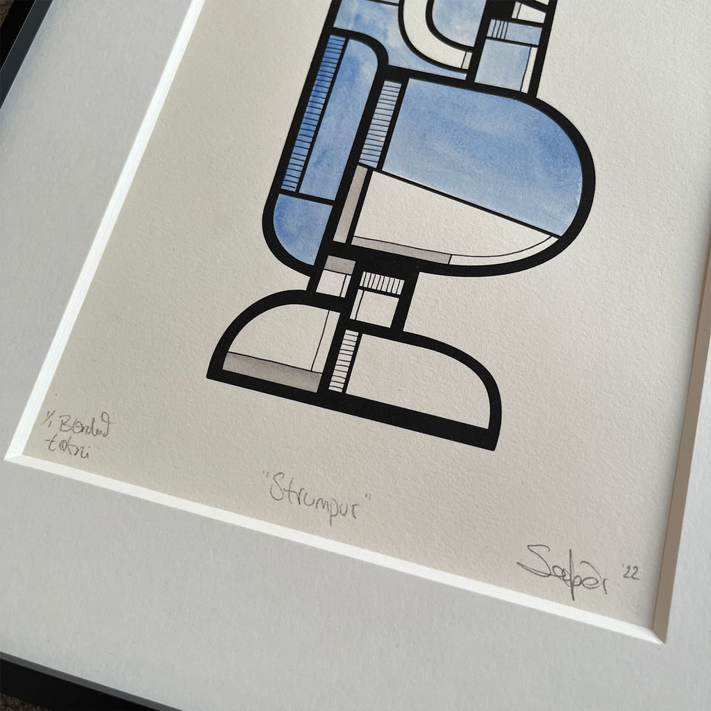 Strumpur - blönduð tækni