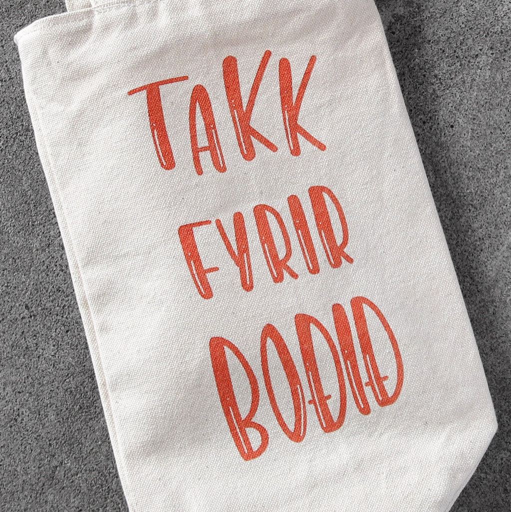 Flöskupoki - Takk fyrir boðið