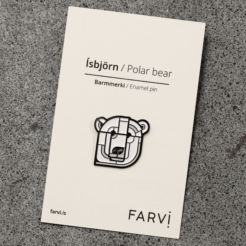 Ísbjörn - barmmerki