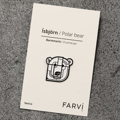 Ísbjörn - barmmerki