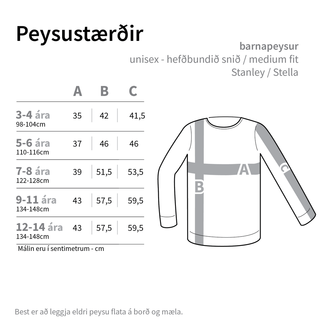 Jólapeysa Sveinki - barnastærðir