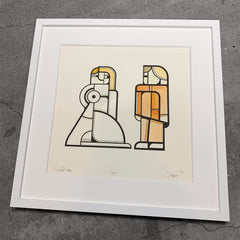 Hjón - Blönduð tækni