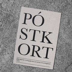 PÓSTKORT